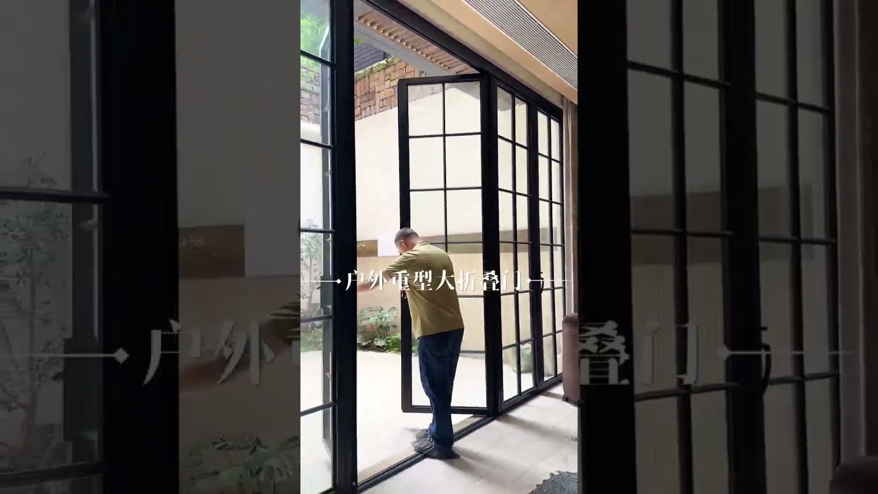 SAINTY™ Solar Heat Control Aluminum Bi-Fold Doors - A perfectly designed folding door